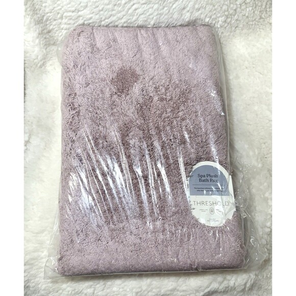 21”x34" Spa Plush Bath Rug Mauve Light Purple - Threshold - Picture 5 of 5